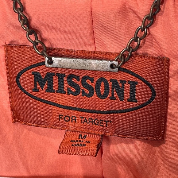 MISSONI X Target Bright Pattern Jacket Trench Coat Style Colorful Design - Picture 3 of 10